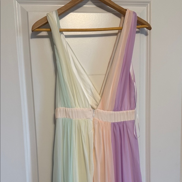 Luxxel (VICI) Pastel Multicolor Maxi Dress - Picture 7 of 7